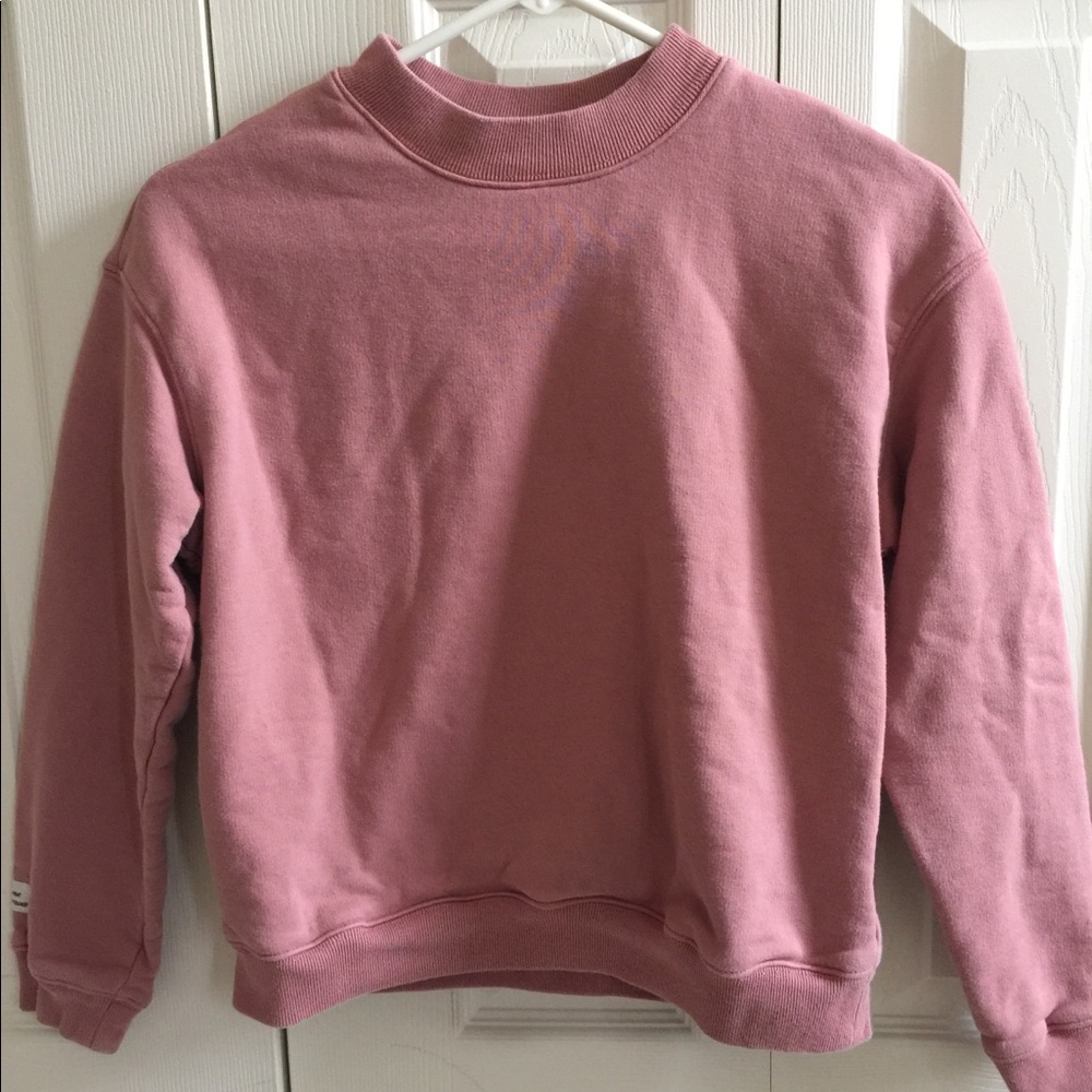 Pink crew neck
